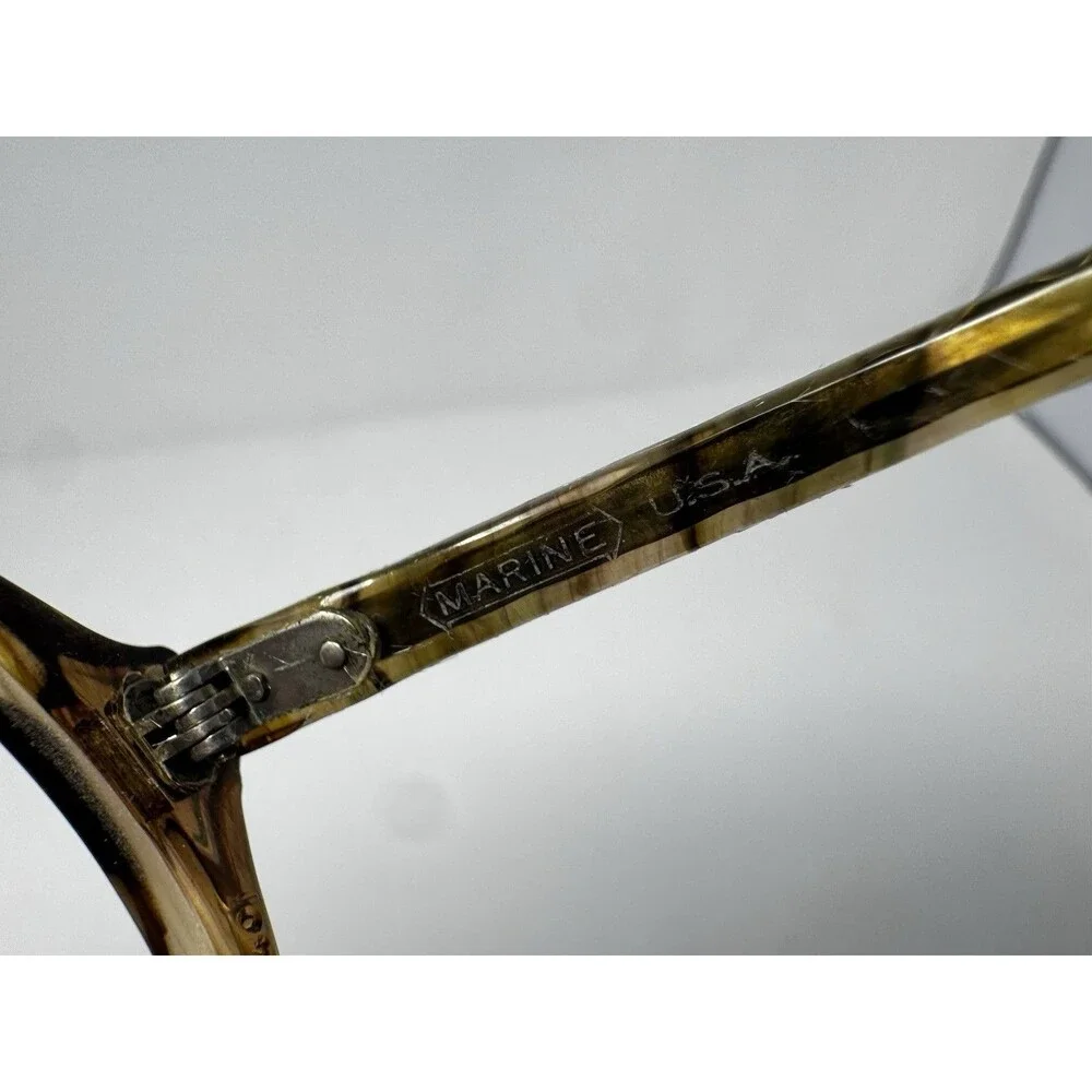 1970s Marine Optical Mirage Mocha Wisp New Old Stock Eyeglass Frames 52-16